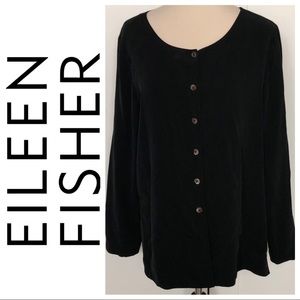 Eileen Fisher silk top - small